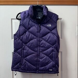 The North Face Deep Purple Quilted Vest